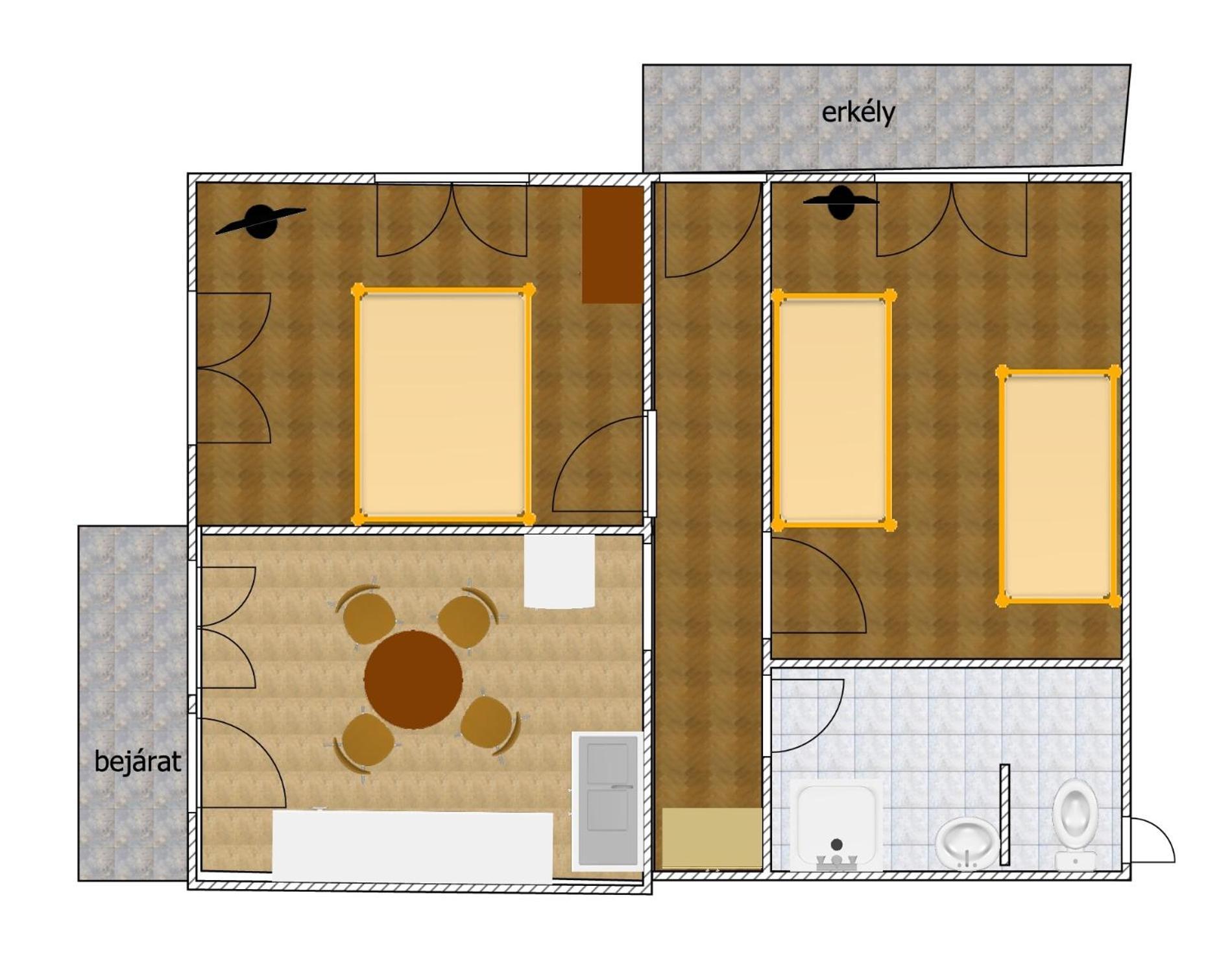 Katalin Apartmanház Miskolc Exterior foto