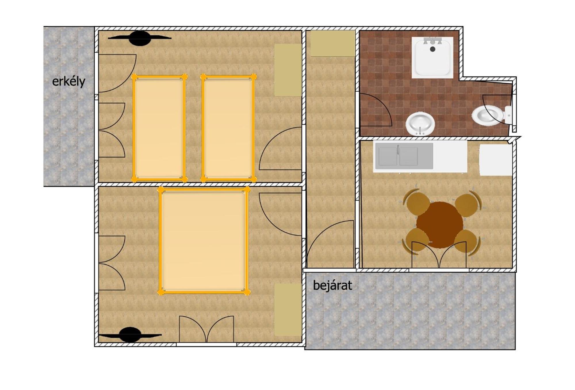 Katalin Apartmanház Miskolc Exterior foto